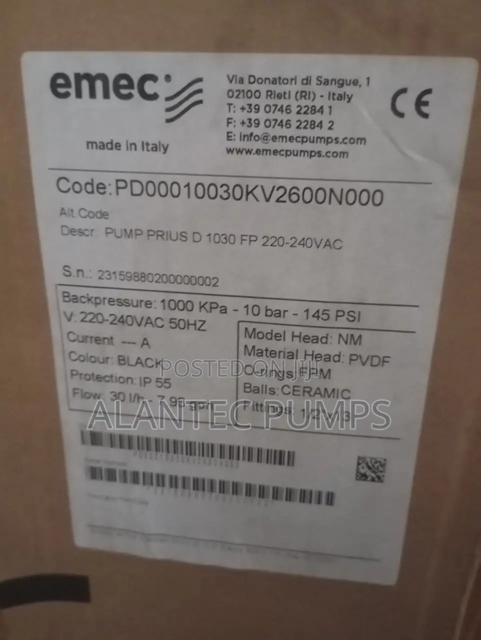 Emec Dosing Pump