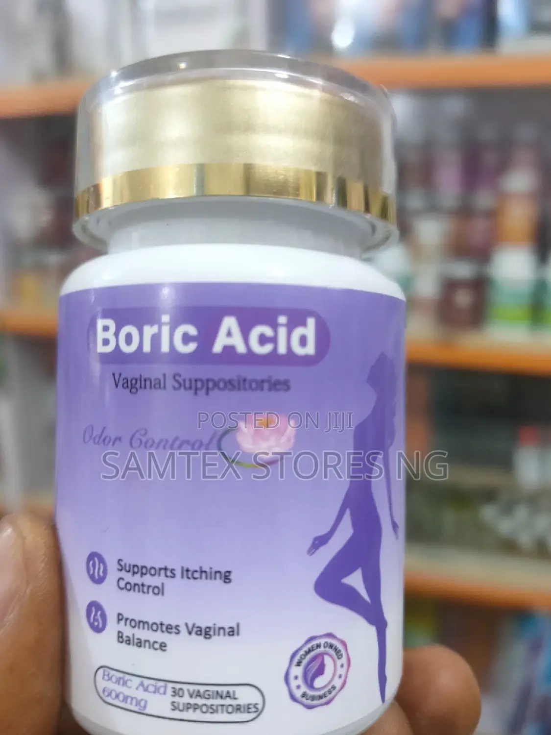 Boric ACID Suppository.