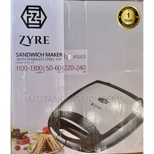 Zyre Sandwich Maker 4 Phase/Toasting Machine