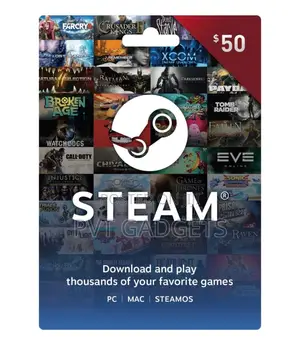 $50 Steam Wallet Card
