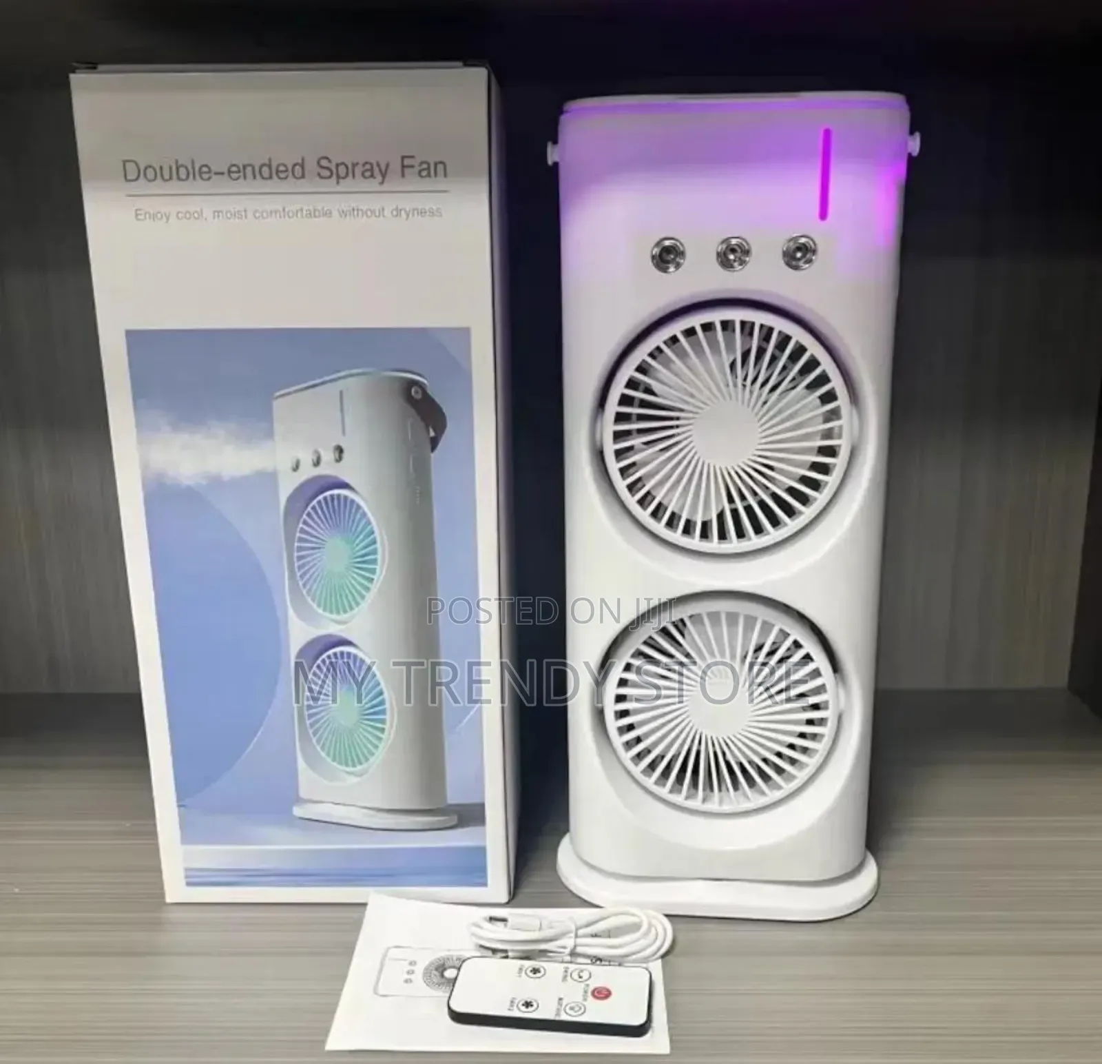 Double Ended Rechargeable Spray Fan