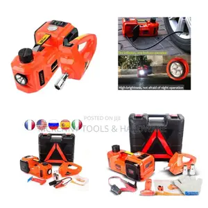 3-in-1 Electric Hydraulic Floor Jack, Pump Impact Wrench