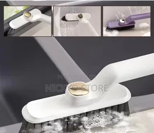 Rotating Crevice Cleaning Brush With Hard Bristles