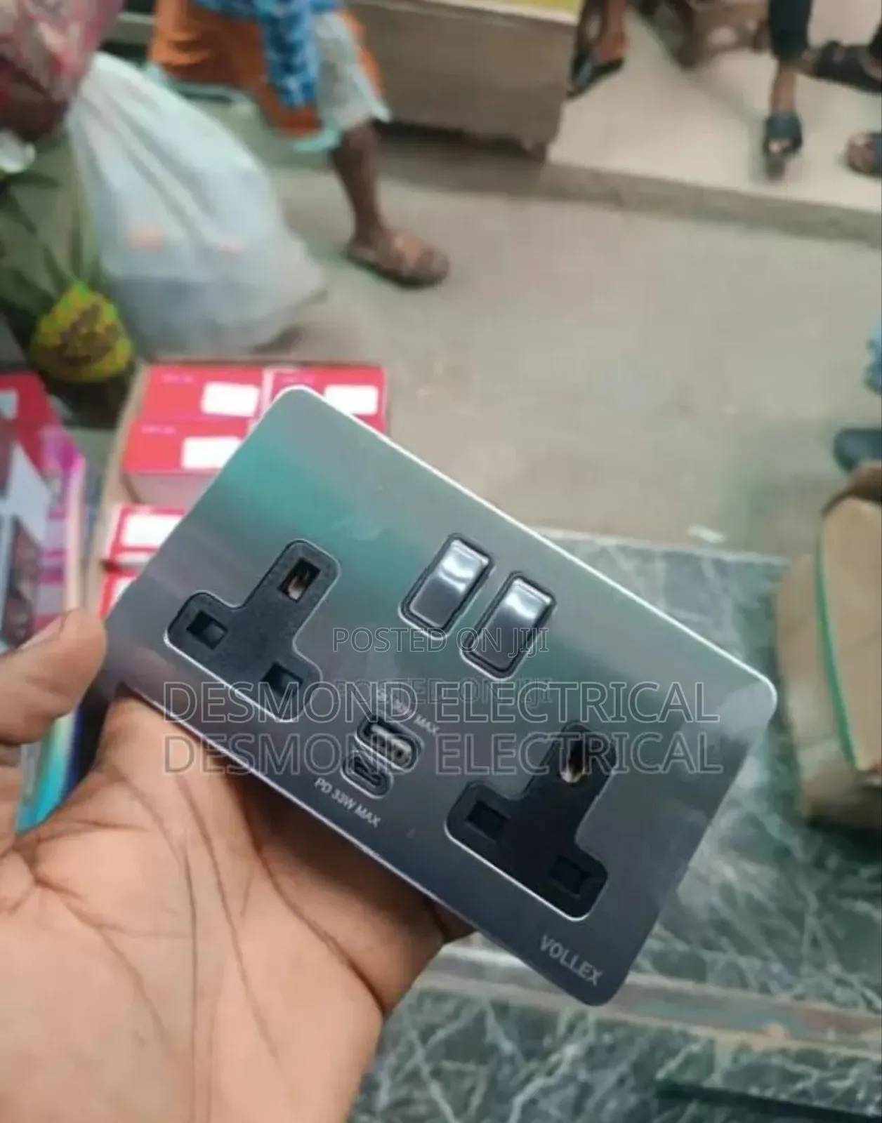 Double Socket USB Type C Sockets