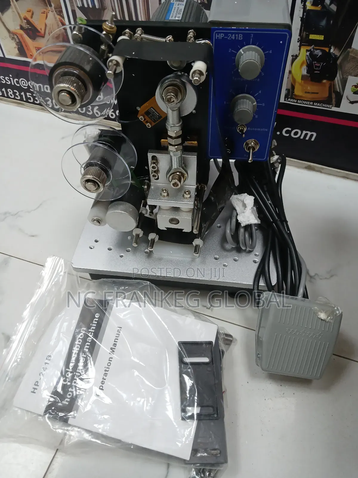 Semi Authomatic Coding Machine