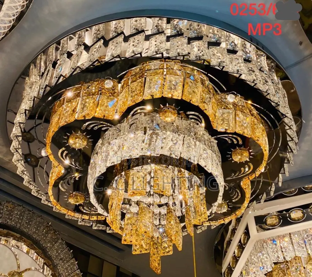 Led Flush Chandelier Light