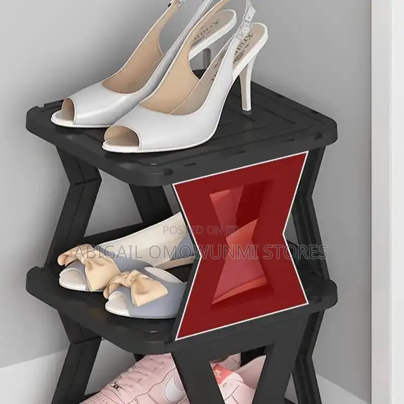 Double Layer Foldable Shoe Rack
