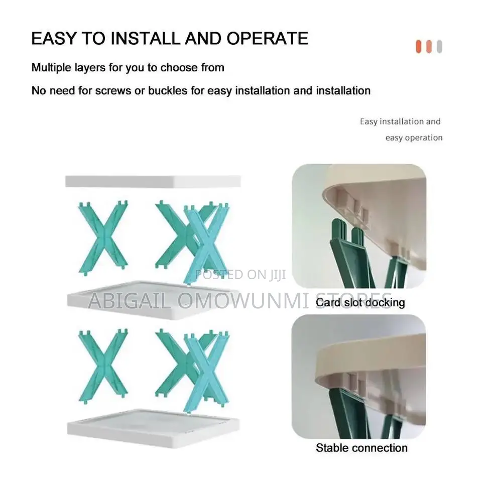 Double Layer Foldable Shoe Rack