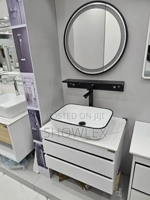 Wwhite Cabinet Basin Crystal Ideal