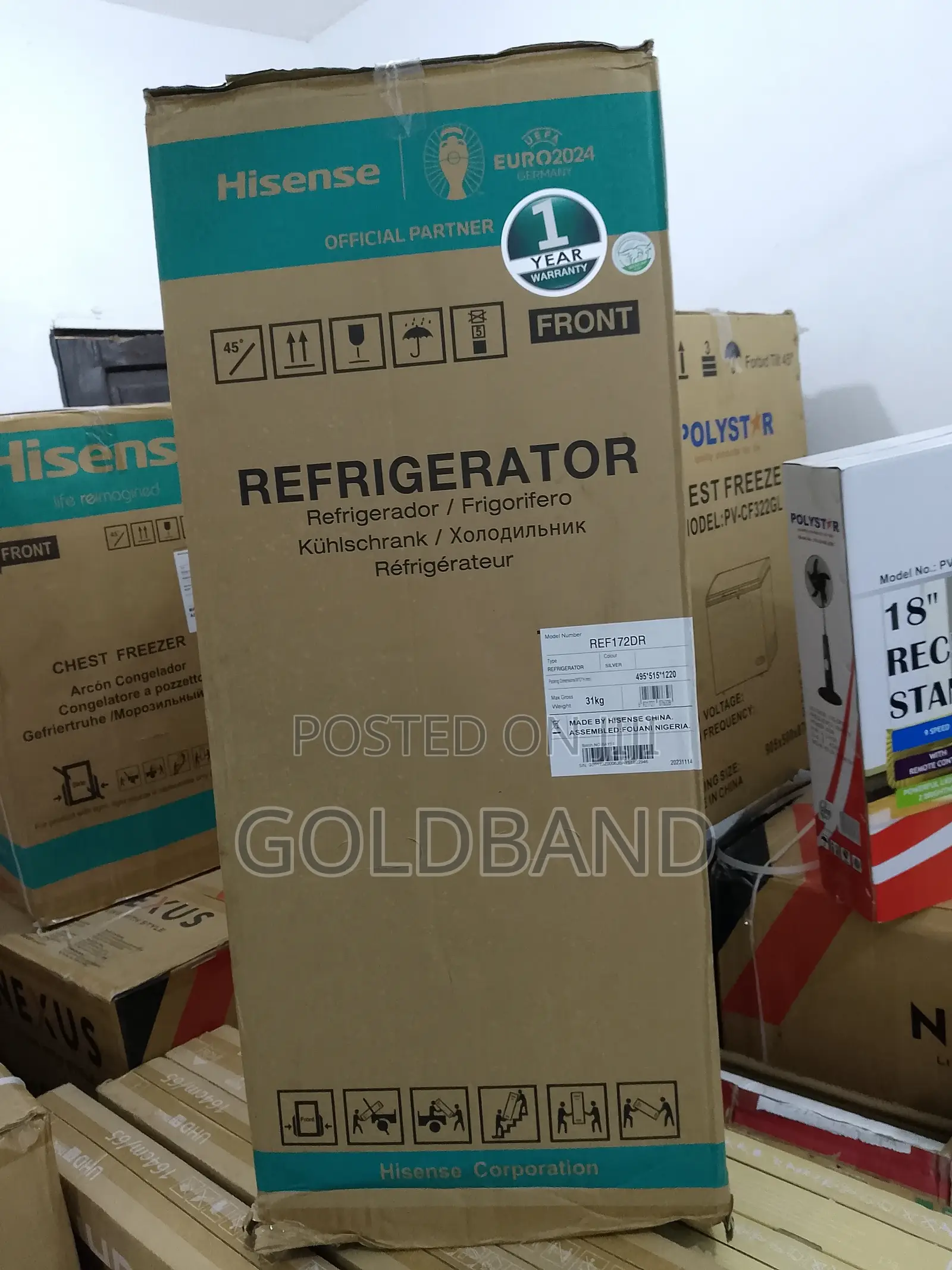 Hisense Ref-172dr Home Friendly Top Freezer Refrigerator