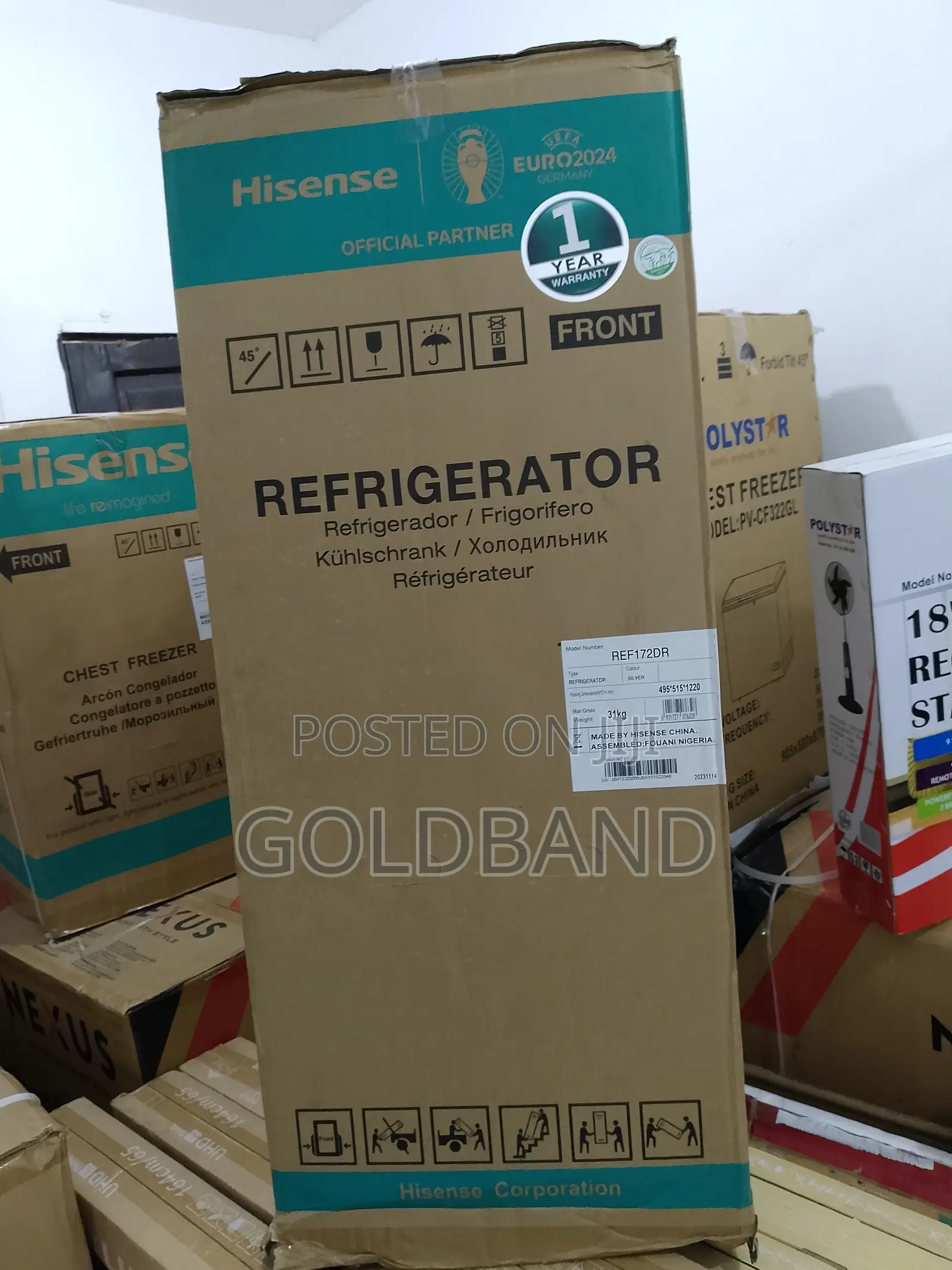 Hisense Ref-172dr Efficient Cooling Top Freezer Refrigerator