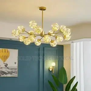 Multi Branch Luxury Chandelier Gold Body