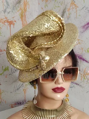 Free Form Facinator Gold Colour