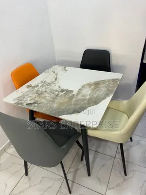 4 Seater Marble Dinning Set