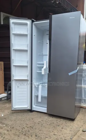 New Hisense 516L Side by Side Fridge (67WS) Super Cooling