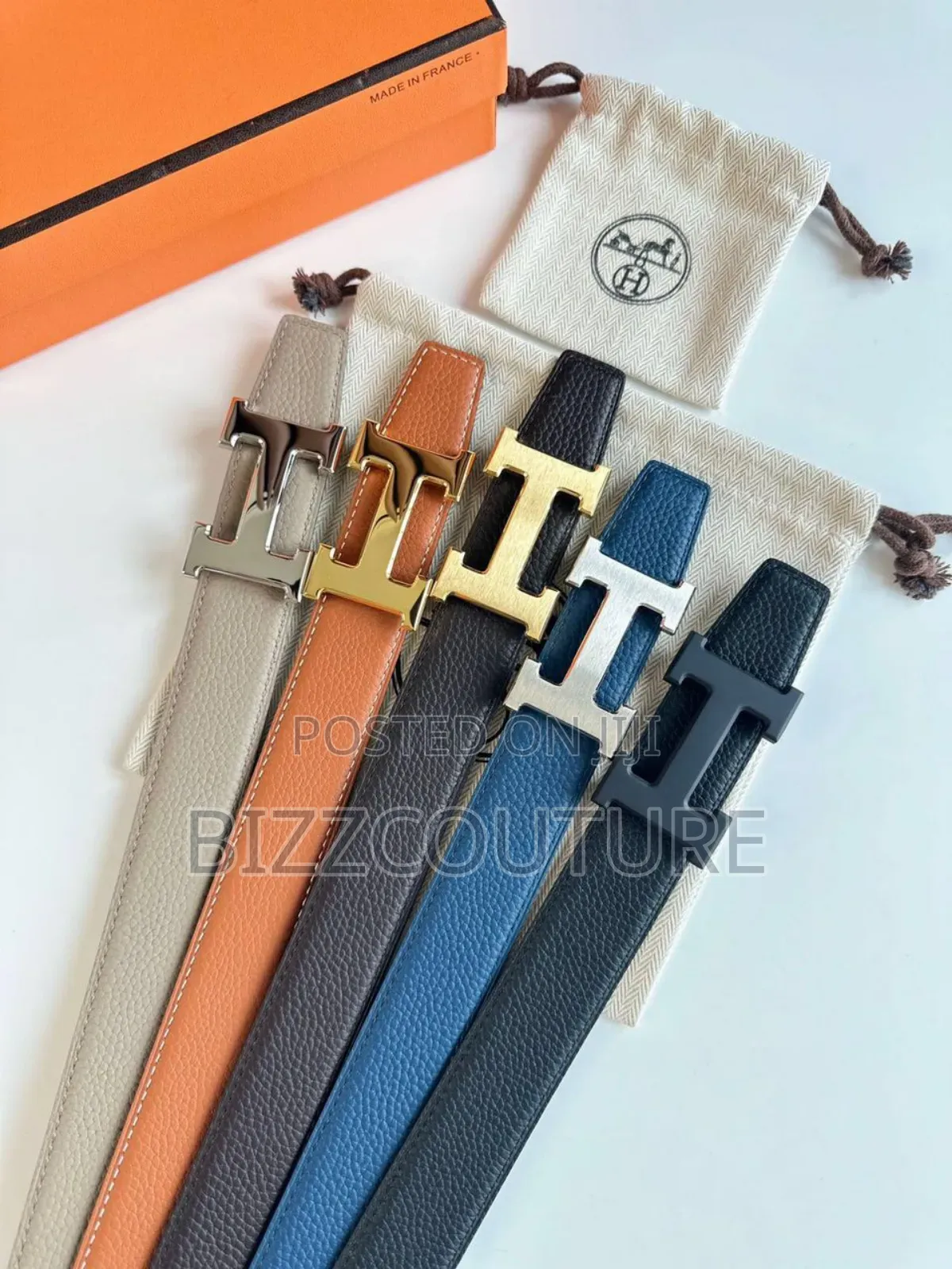 Original Hermes Leather Belts Available in Store