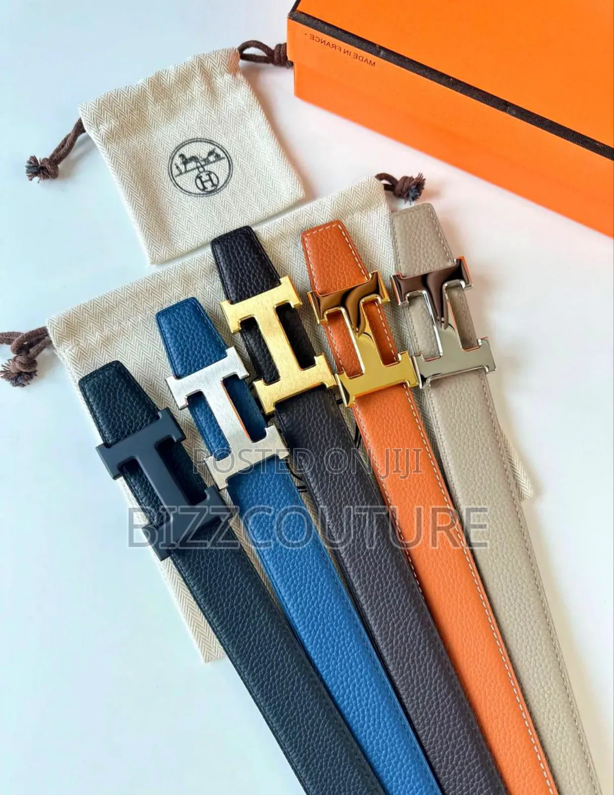 Original Hermes Leather Belts Available in Store