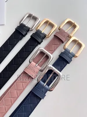 Original Bottega Veneta Leather Belts Available in Store
