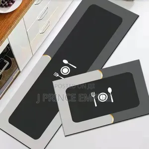 Long Absorbent Kitchen Running Mat- Any Color- 2 in 1