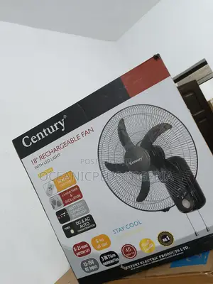 Photo - Standard Mounted Wall Rechargeable Century Fan