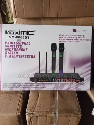 Voximic Dual Wireless Mic Vm -8000bt