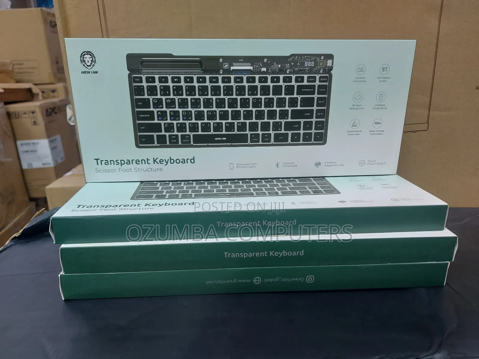 Greenlion Transparent Wireless Keyboard