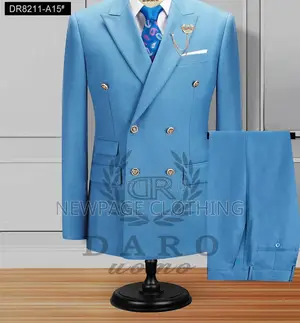 Exclusive: Double Breasted Turkish Suit + Free Premium Tie