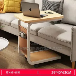 C Shaped Side Table for Sofa Coffee End Tables