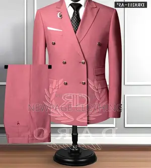 Exclusive: Double Breasted Turkish Suit + Free Premium Tie