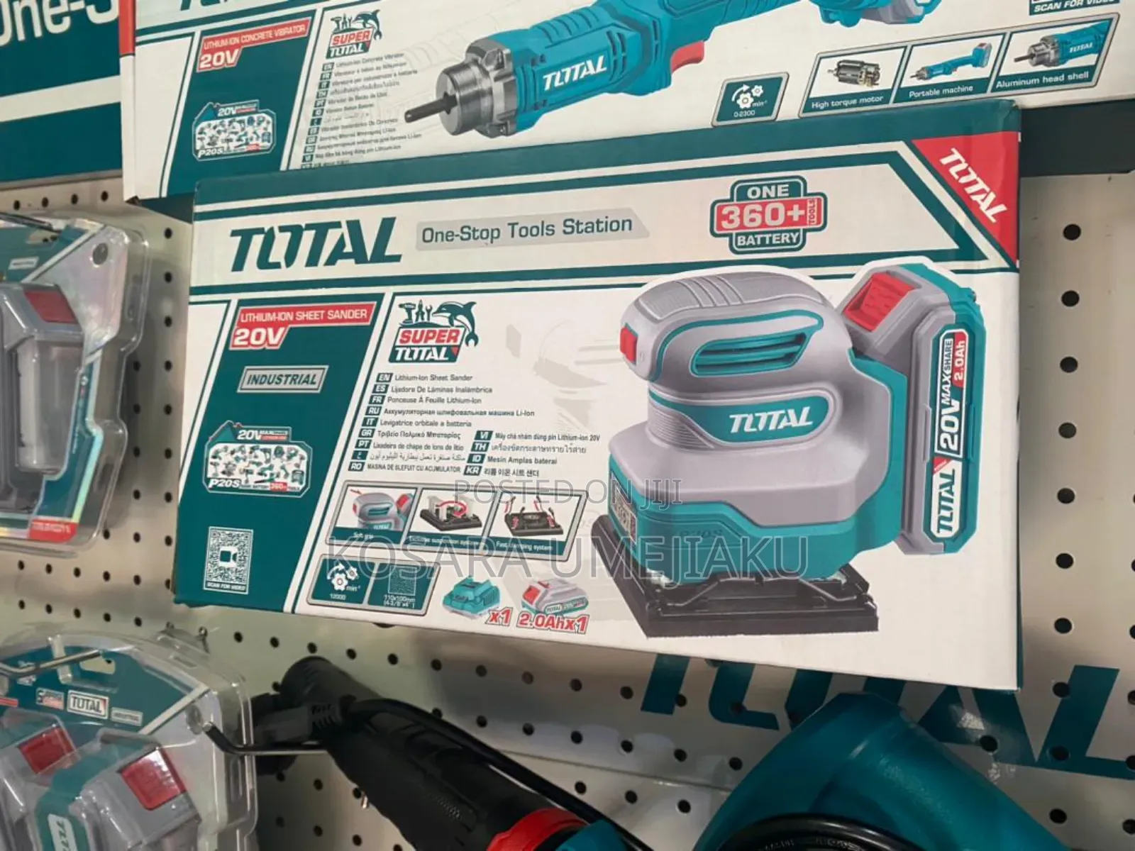 Total Cordless Sheet Sander 20v
