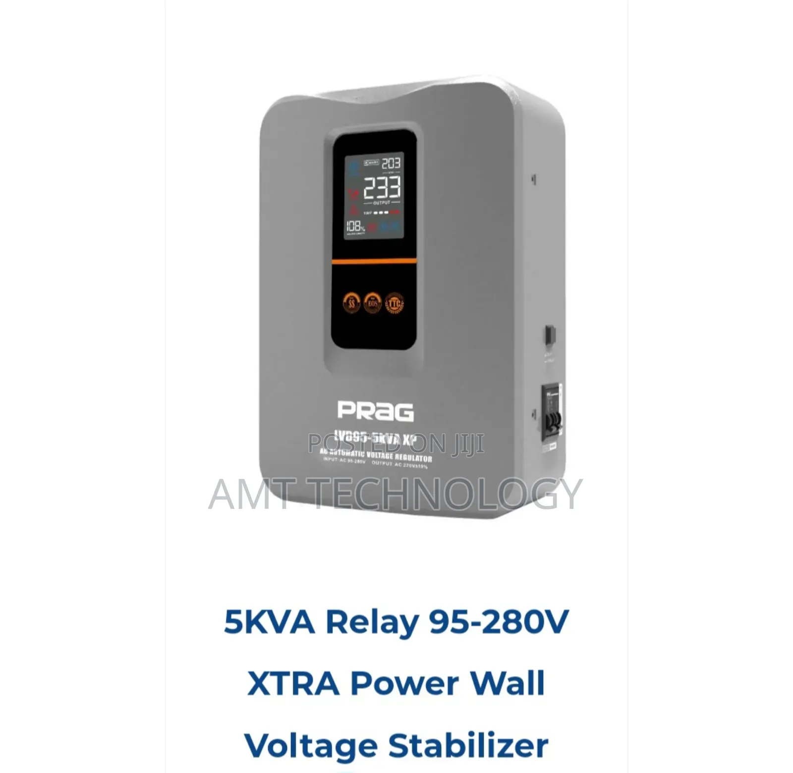 5kva Prag Stabilizer 95v-280v XTRA POWER