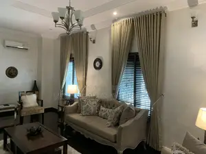 Curtains Drapes With Wooden Blinds