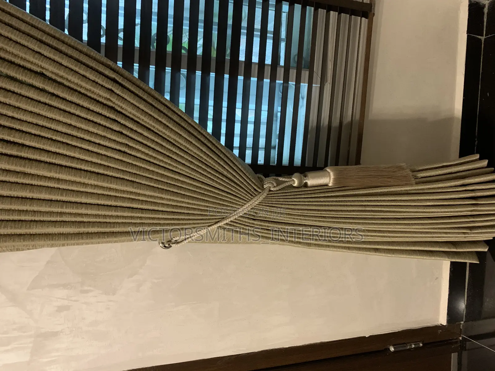 Curtains Drapes With Wooden Blinds