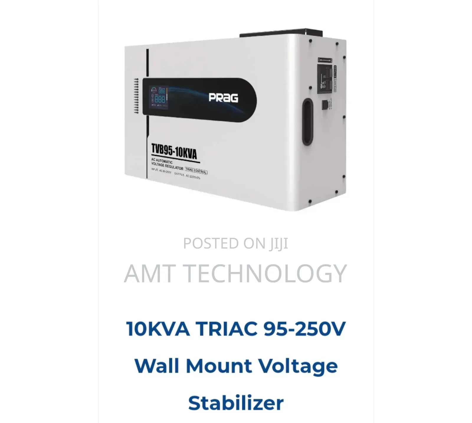 10kva Prag Stabilizer 95v-250v