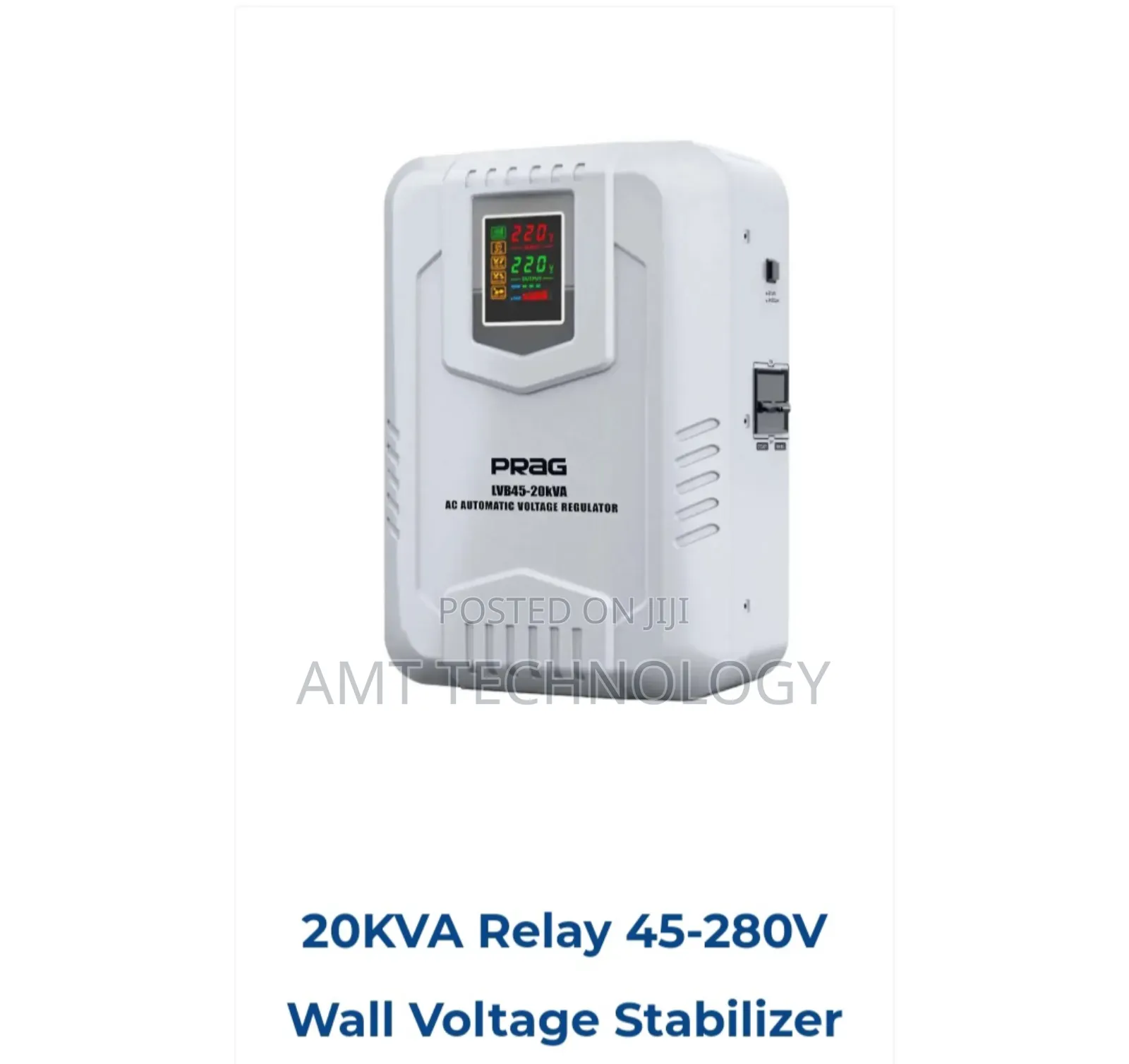 20kva Prag Relay Stabilizer 45v-280v