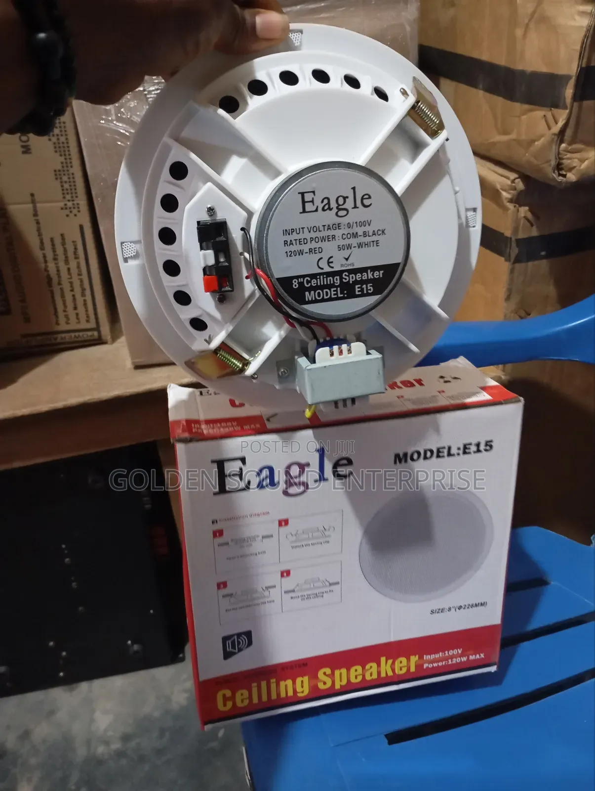 Egale Ceiling Speaker E10 With the Amplifier Stereo