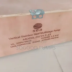 Sea Vertical Pump Type 1.5kw/2hp