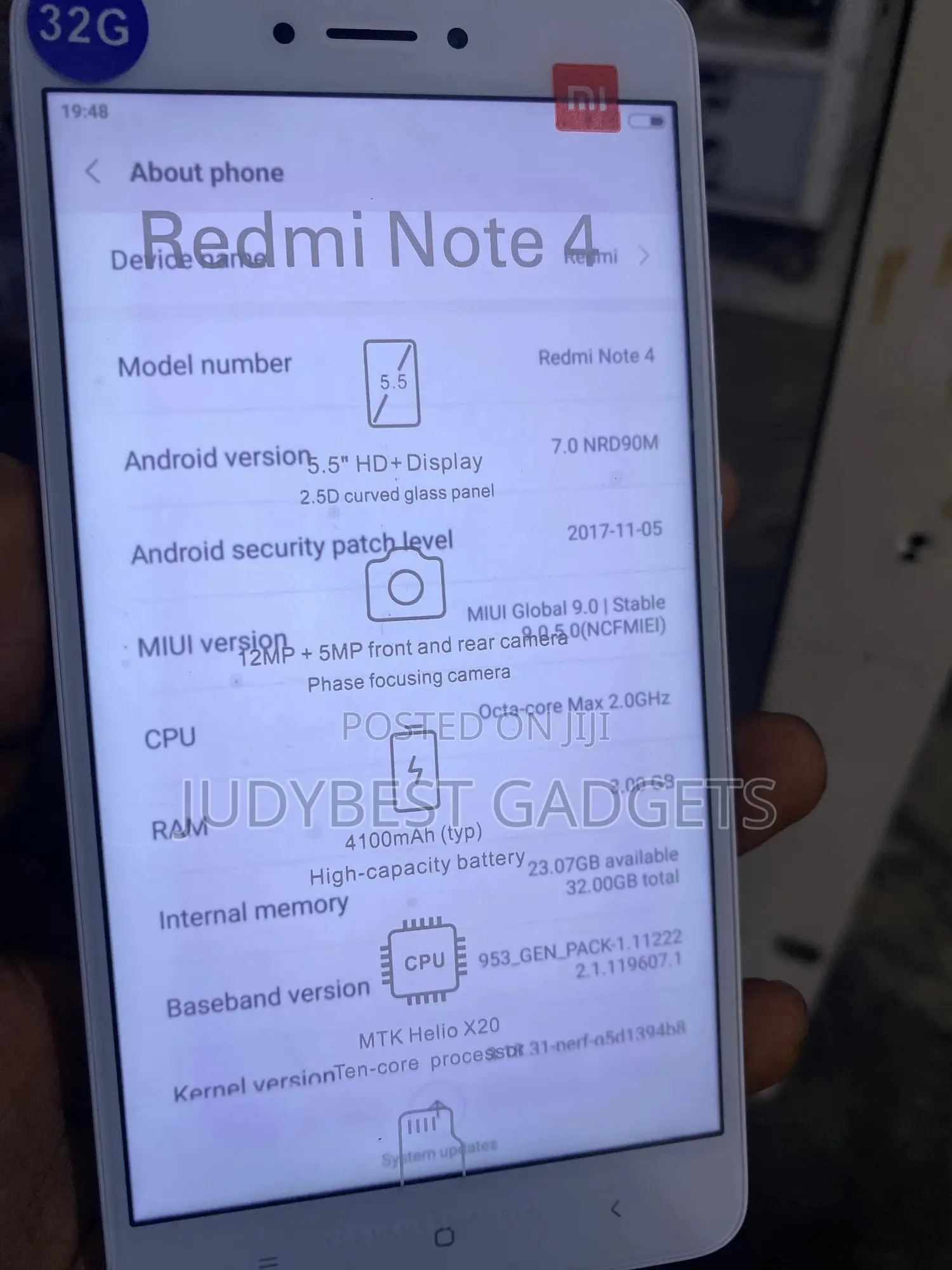 Xiaomi Redmi Note 4 32 GB Blue
