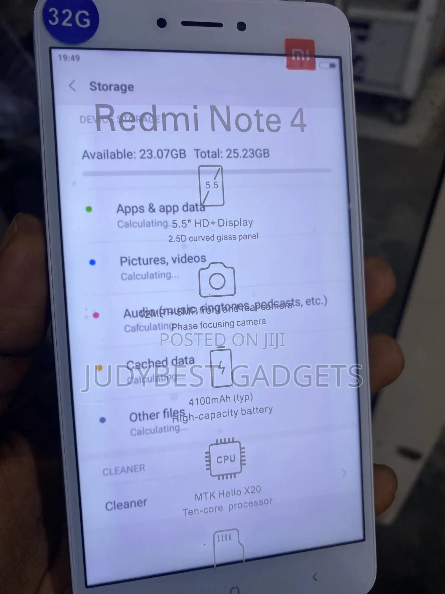 Xiaomi Redmi Note 4 32 GB Blue