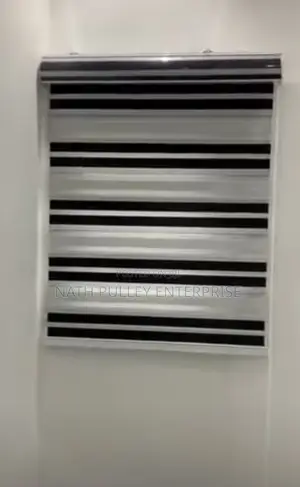 Black/White Stripe Day and Night Blinds