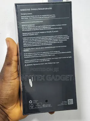 New Samsung Galaxy Note 20 Ultra 256 GB Black