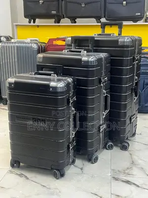 Set Of 3 Aluminum Luggage Box Box