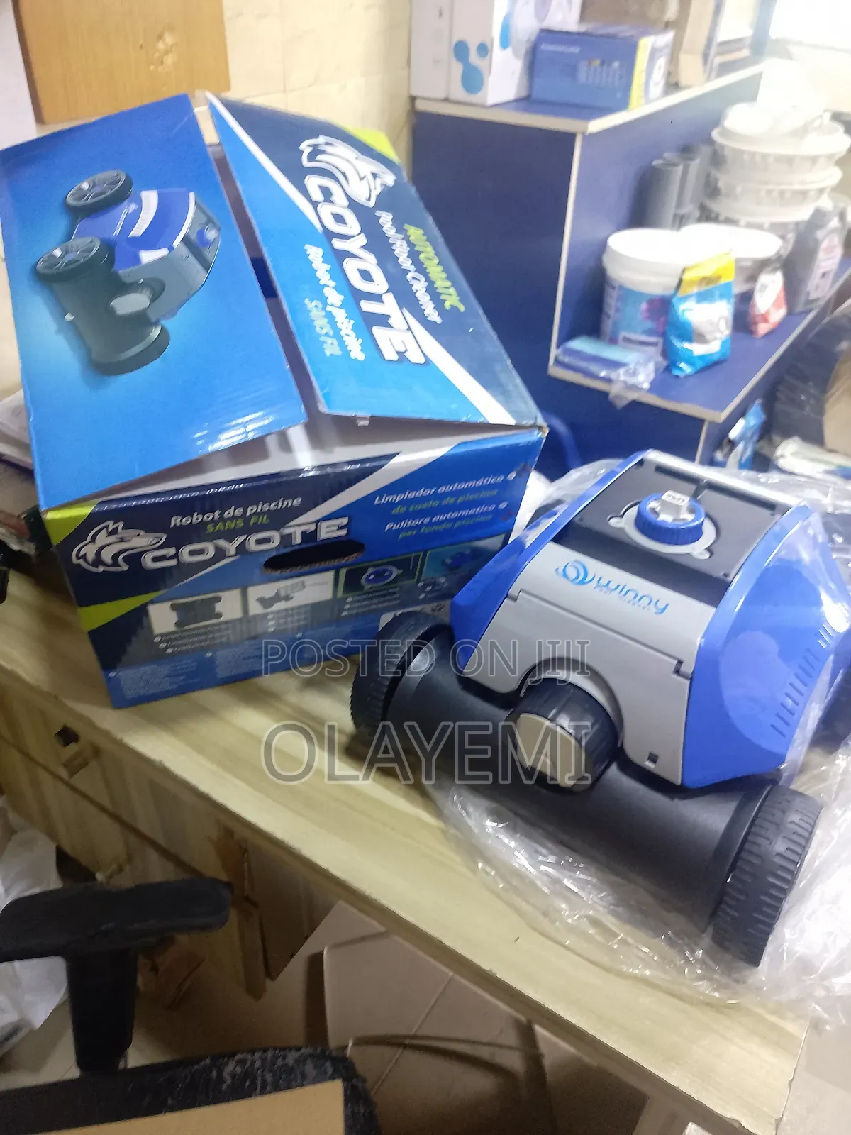 Coyote Swimming Pool Automatic Robot Vacuum Cleaner