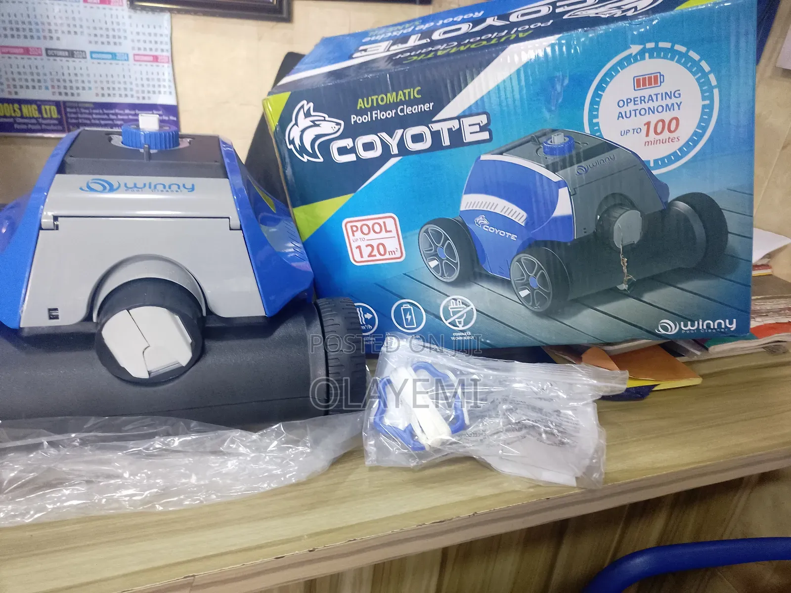 Coyote Swimming Pool Automatic Robot Vacuum Cleaner
