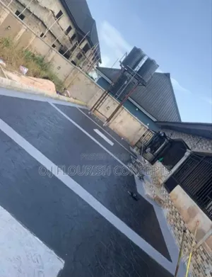 Black and Grey Stamped Concrete