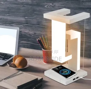 Levitating USB Desk Lamp With Wireless Charging