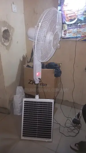Solar Standing Fan With Panel for Homes/ Hotels/ Lounges/Bar