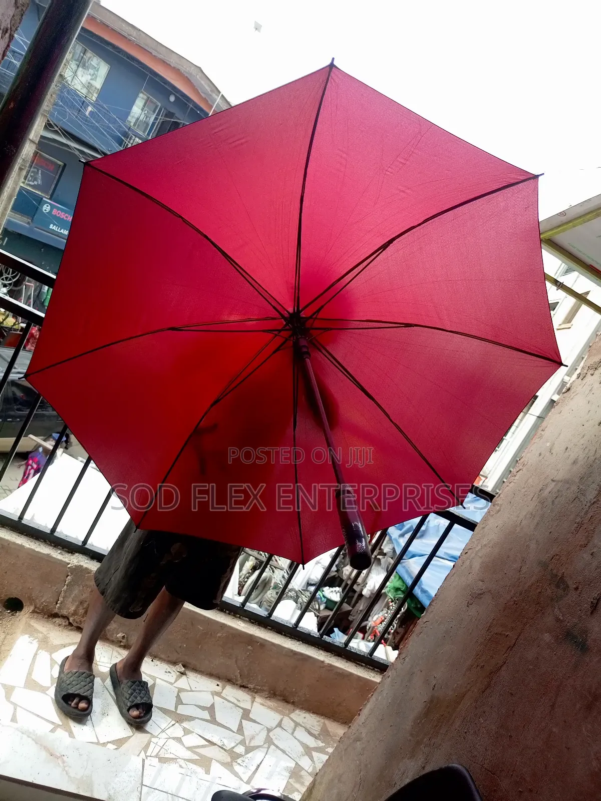 Durable Medium Wine Color Umbrella