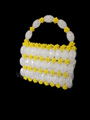 Crystal Stone Beaded Handbag