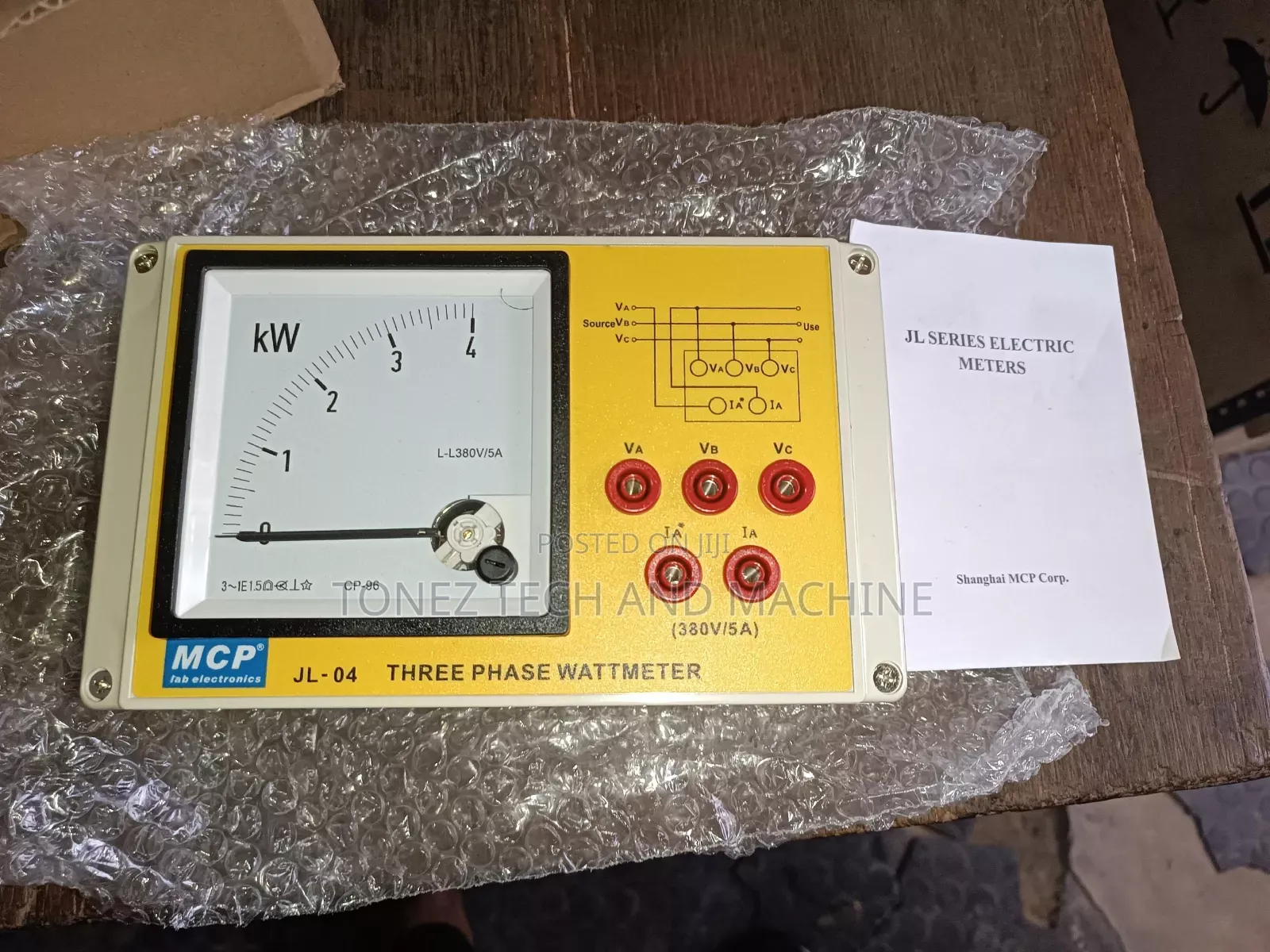 Three Phase Watts Meter